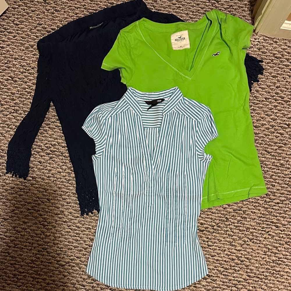 Mixed brands shirts